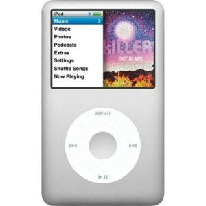 music player ipod classic 7th generation 160gb silver packaged in plain white box (renewed)