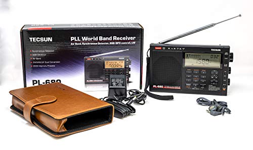 Tecsun PL680 Portable Digital PLL Dual Conversion AM/FM/LW/SW and Air Band Radio with SSB (Single Side Band) Reception