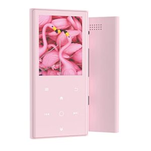 【new in 2022】 64gb mp3 player with bluetooth 5.2, coconise music player with speaker hi-fi lossless sound quality, with fm radio, voice recording, e-book function,super light perfect for running