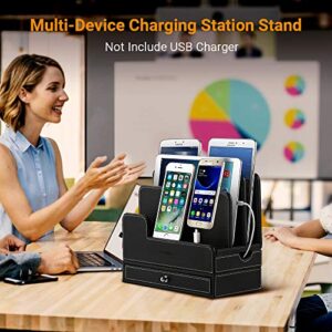 Charging Station Desk Stand for Anker 60W 6 Port, EasyAcc Electronic Organizer Charging Station for SABRENT 4-Port USB 2.0, Cell Phones, Tablets, Watch Earpods Stand (No Power Supply)