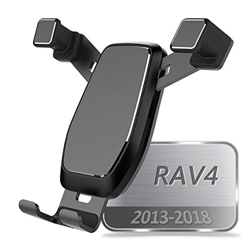 AYADA Phone Holder Compatible with Toyota RAV4, Phone Holder Phone Mount Upgrade Design Gravity Auto Lock Stable Without Jitter Easy to Install 2013 2014 2015 2016 2017 2018 Hybrid Accessories