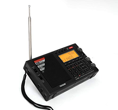 Tecsun PL990 Digital Worldband AM/FM Shortwave Longwave Radio with Single Side Band Reception & MP3 Player, Matte Black