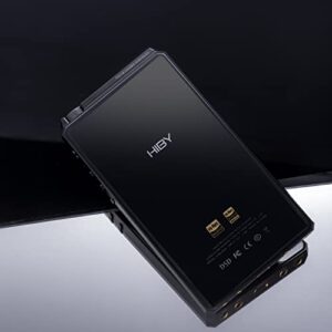 HiBy R6 III Digital Audio Player Portable Hi Res Audio Player MP3 MP4 Player with Class A&AB Dac Amp Android 12 Bluetooth 5.0 WiFi 2.4G+5G 4500mAh(Black)