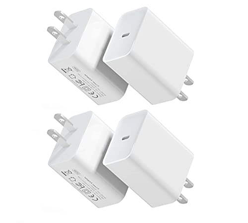 [4Pack] Sehonor 20W USB C Fast Charger Block,PD 3.0 USB Type C Wall Charger Power Adapter for iPhone 14/iPhone 13/13 Pro Max/13 Mini/iPhone 12/Pro Max/Mini/11,iPad Air 2022,iPad Pro,Pixel and Samsung