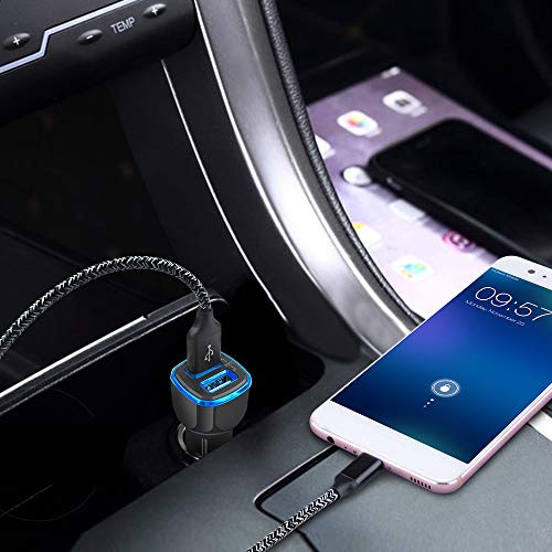 Fast Charger Type C Charging Block USB Wall Plug Android Phone Fast Car Charger Adapter C Type Charging Cable 3FT 6FT for Samsung Galaxy S23 S22 Plus S22 Ultra S21 FE S20 S10 A10e A11 A12 A13 A21 A51