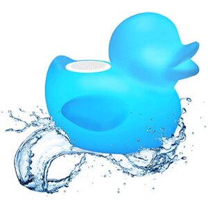 it.innovative technology Glowing Waterproof Rechargeable Bluetooth Duck Pool Floating Speaker, Multi (ITSBO-530)