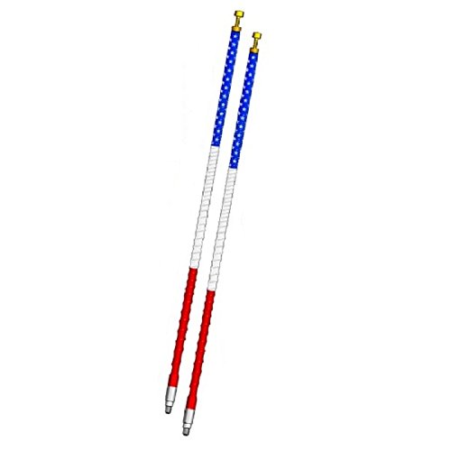 LOT of 2 FIRESTIK II FS3-USA 3' 650W CB Radio Antenna