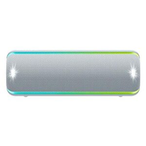 Sony SRS-XB32 Portable Bluetooth Speaker: Compact Wireless Party Speaker with Multicolor Lights and Flashing Strobe - Loud Audio for Phone Calls -Waterproof and Shockproof Bluetooth Speakers - Grey