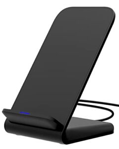 fast wireless charger, trummul upgraded 10w wireless charging stand compatible with iphone 13 12 11 pro xr xs 8 plus galaxy s22 s21 s10 note 20 10 google lg and other wireless-enable phones