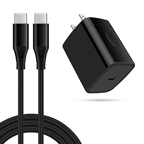 Type C Charger Fast Charging Block for Moto G Stylus 5G,G Power,G Pure,G Play,Motorola Edge +,Edge,Razr 5G,One 5G,One 5G Ace;Google Pixel 7 6 Pro,6A,5A,5,4 XL;20W PD C Wall Charger Box,6FT USB C Cable