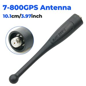 2 Pack Antenna for Motorola APX 6000 Radio Short Antenna APX 6000XE APX 4000 APX 7000 8000XE Stubby Antenna 764-870 MHz Single Band 7-800 with GPS NAR6595A