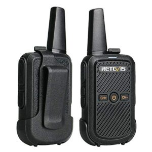 Retevis RT15 Mini Walkie Talkies 3 Pack,Small Portable 2 Way Radios Walkie Talkies,Compact,Walky Talky Rechargeable for Family Skiing Hiking Camping,Easter Gift