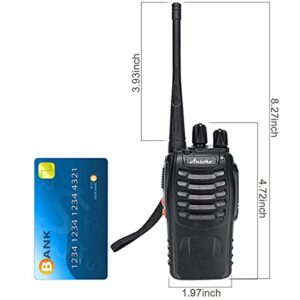 Ansoko Long Range Walkie Talkies Rechargeable Two Way Radios 16-Channel UHF 2-Way Radio for Adults (Pack of 4)