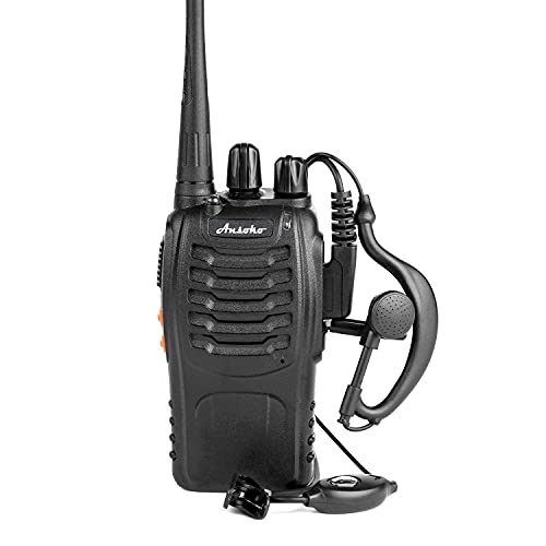 Ansoko Long Range Walkie Talkies Rechargeable Two Way Radios 16-Channel UHF 2-Way Radio for Adults (Pack of 4)