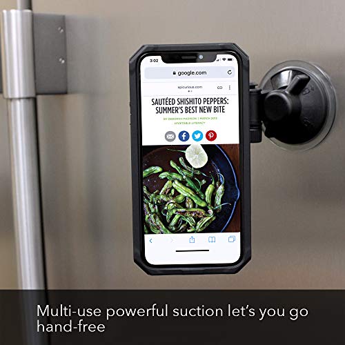 Rokform - Adjustable Windshield Phone Mount Secured by Strong Suction Cup Base, 210 Degrees of Tilt and 360 Degree of Rotation Phone Holder Compatible with ALL Rokform Twist Lock Cases