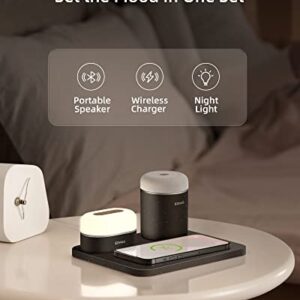 Birthday Gifts for Men, 3 in 1 Charger Station with Wireless Phone Charger, LED Night Light, Portable Bluetooth Speaker, Christmas Gift Relaxing Gift Box for Women, Men, Mom, Girlfriend