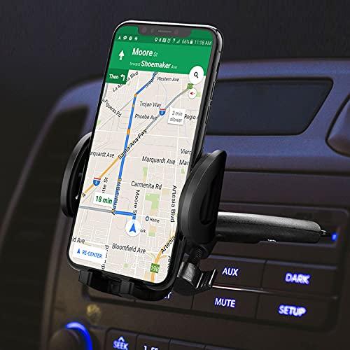 Cellet CD Slot Car Phone Mount Holder Compatible for Apple iPhone 14 Pro Max Plus 13 12 11 Xs Xr X Mini SE Samsung Z Fold, Z Flip, Note 20 10 Galaxy S22 S21, Google Pixel, Motorola Moto