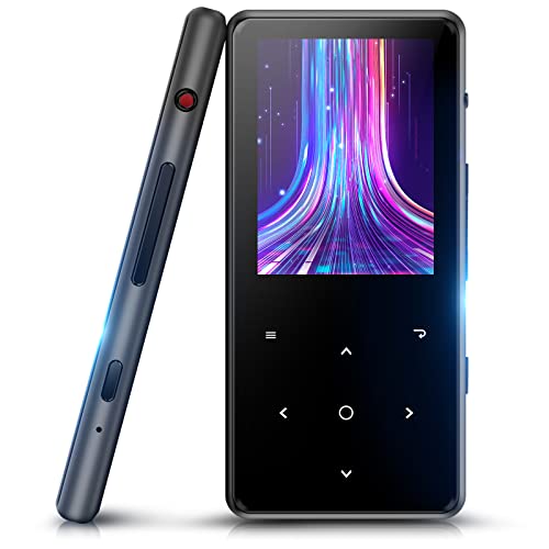 64GB Mp3 Player with Bluetooth 5.2 Lossless Sound - EVIDA 25 Hours Bluetooth Music Player Portable Mp3 Long Battery Life