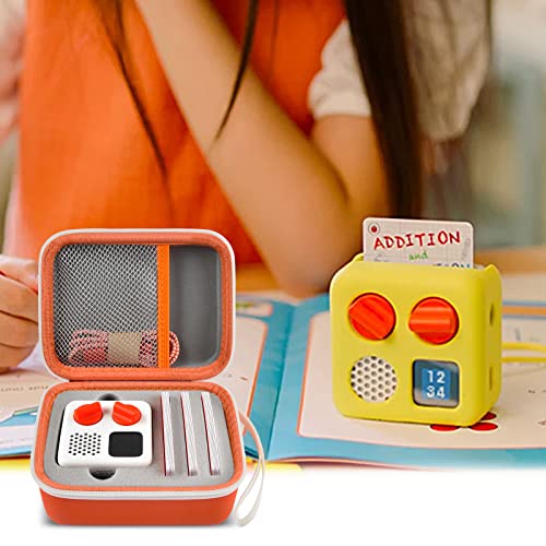 Travel Case Compatible with Yoto Mini – Kids Audio & Music Player, Holder Bag for Children’s Speaker Plays Audiobook Cards - Orange