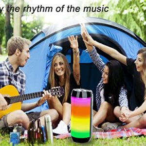 CZRXLLGD Portable Wireless Bluetooth Speakers,Outdoor Sports Speakers with Bluetooth 5.0,IPX5 Waterproof,3D Stereo,8 Hours Playback time,with HD Sound for Pool, Beach, Travel