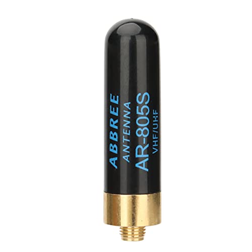 Mini Short Walkie Talkie Antenna AR-805S SMA- Female Dual Band High Gain Long Range Antenna for Baofeng BF-888S, UV-5R,UV-82, BF-F8HP, BF-H6,UV-9R Plus,UV-S9 Plus Series 2 Way Radio