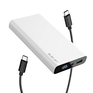 elecjet 65w, 10,000mah apollo ultra a10x portable power bank | super fast charging, graphene battery pack for iphone, samsung, macbook, ipad, airpods & more. rapid-charge smartphone, tablet or laptop