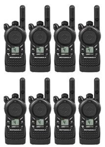 8 pack of motorola cls1410 two way radio walkie talkies