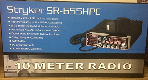 Stryker SR-655 10 Meter Amateur Radio, black