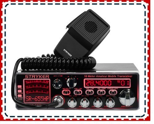 Stryker SR-655 10 Meter Amateur Radio, black