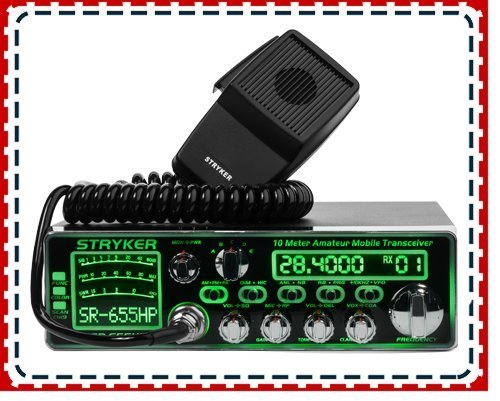 Stryker SR-655 10 Meter Amateur Radio, black