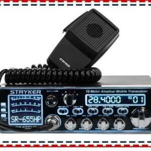 Stryker SR-655 10 Meter Amateur Radio, black