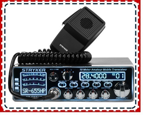 Stryker SR-655 10 Meter Amateur Radio, black