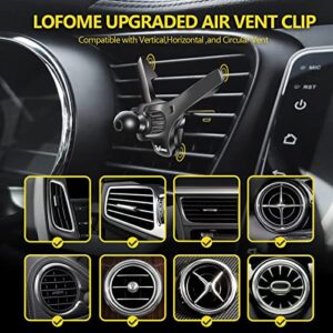 LOFOME Universal Air Vent Clip for Car Mount,Sturdy Vent Grip for Most Car Phone Holder&Wireless Car Charger-Only Vent Clip for Replace/Upgrad(Compatible with Joint Ball Diameter 0.67 in/17mm)