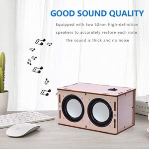 CYOEST DIY Bluetooth Speaker Box Kit Electronic Sound Amplifier - Build Your Own Portable Wood Case Bluetooth Speaker Sound - Science Experiment and STEM Learning for Kids, Teens and Adults