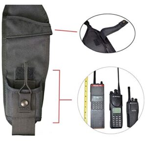 USH-300D Double Radio Shoulder Holster Chest Harness with an Adjustable Radio Pouch fits All Medium to Large Motorola ICOM Vertex Two Way Radios. Made in The USA by HOLSTERGUY