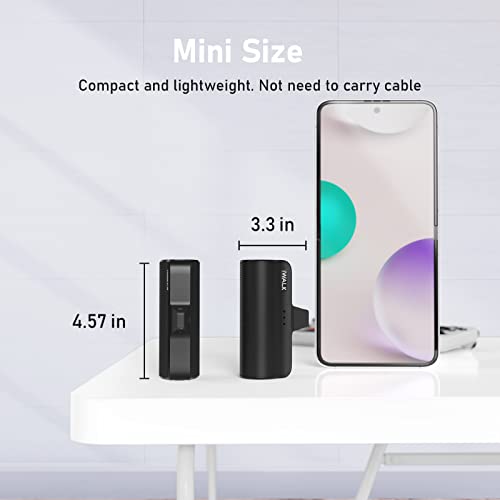 iWALK LinkPod 3 USB C Portable Charger, 3350mAh Ultra-Compact Small Power Bank Battery Pack Compatible with Samsung Galaxy Z Flip4 S23 S22, Nintendo Switch, Google Pixel, Oculus Quest