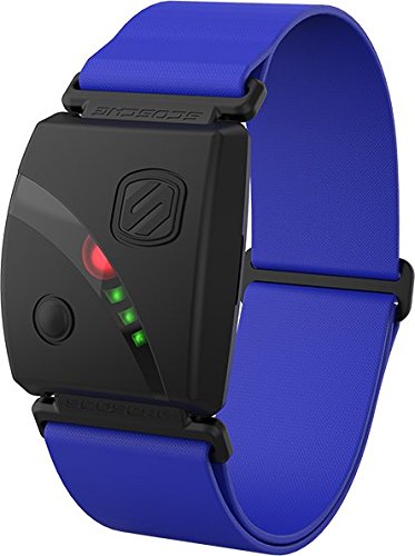 Scosche Rhythm 24 Waterproof/Dustproof Fitness Armband with Built-in Memory, Dual Band ANT+ and BLE Bluetooth Smart, Hyper Accurate Tracking of Your Heart Rate During Workouts