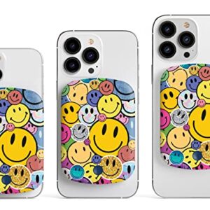 Casely Power Pod | MagSafe Compatible Battery Pack | All Smiles | Smiley Face Sticker Power Pod (5,000 mAh)