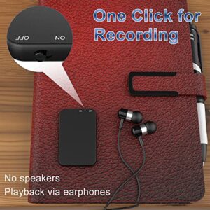 Tonnlog 64GB Voice Recorder, Voice Activated Recorder 37H Long Lasting, Digital Audio Recorder One Button Recording for Meeting Lecture Class Interview