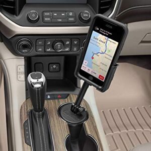 WeatherTech CupFone Two View with Extension, Cell Phone Holder for Car, Phone Mount - Universal Cup Holder Fit