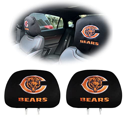 BICHONG 2Pcs of Fans Exclusive Car Headrest Covers (CB)