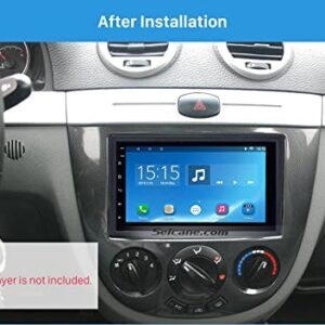 for radio installation kit Gorgeri Cornice 2 Din, Universal Fascia 2 Din 7in PST Thick Fascia Car Fascia Dash Mount DVD Navigation Audio Frame Stereo Doubles Stereo Wiring Harness Radio Installation K