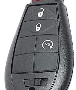 JalopyTrade Pair New Remote for 2009-2012 Dodge RAM 1500 2500 3500 Pickup Remote Start KEYLESS Remote Key FOB FOBIK (2-DO-GR-PC)