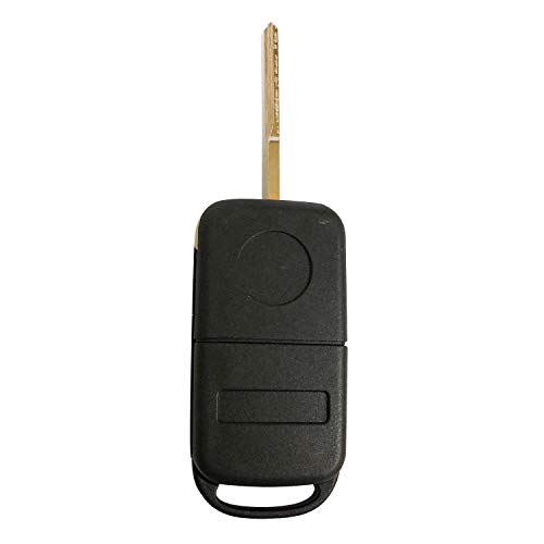 AutoKeyMax Replacement Flip Remote Key Fob Housing Shell Case ONLY for Mercedes-Benz ML 320 430 500 SLK 230 4 Button KR55 NCZ-MB1K (2)