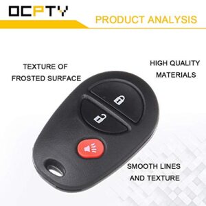 OCPTY 1470A-1T 1 X Flip Key Entry Remote Control Key Fob Transmitter Replacement for Toyota HighLander Sequoia Tacoma Sienna 1470A-1T 3 Buttons 315Mhz