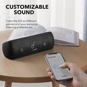 Anker Soundcore Motion+ Bluetooth Speaker with Hi-Res 30W Audio, Extended Bass and Treble, Wireless HiFi Portable Speaker with App, Customizable EQ, 12-Hour Playtime, IPX7 Waterproof, USB-C (Renewed) 