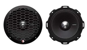 rockford fosgate pps4-6 6.5″ 400w 4-ohm midrange car audio speaker pair with fiber reinforced paper cone and stamp cast aluminum frame