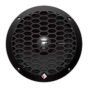 Rockford Fosgate PPS4-6 6.5" 400W 4-Ohm Midrange Car Audio Speaker Pair with Fiber Reinforced Paper Cone and Stamp Cast Aluminum Frame