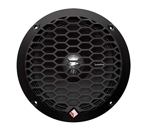 Rockford Fosgate PPS4-6 6.5" 400W 4-Ohm Midrange Car Audio Speaker Pair with Fiber Reinforced Paper Cone and Stamp Cast Aluminum Frame
