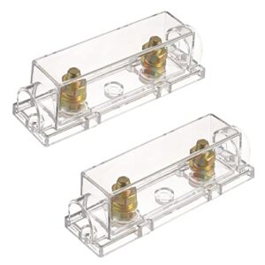 bojack clear shell anl fuse holder for audio and video system（pack of 2 pcs ）